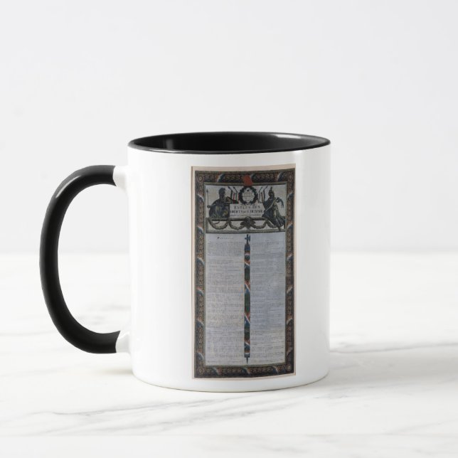 Mug Tableau de la déclaration des droites de l'homme (Gauche)