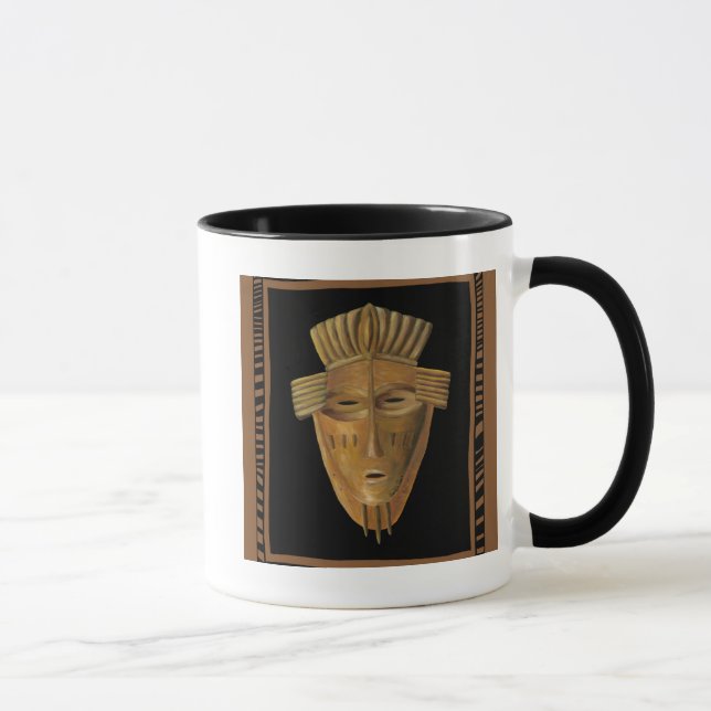 Mug Tableau de Masque Africain par Chariklia Zarris (Droite)