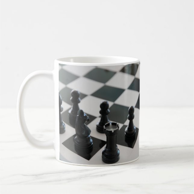 Mug Tableau d'échecs et morceaux de Musique (Gauche)