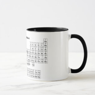 Mug Tableau des éléments périodique