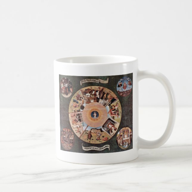 Mug Tableau des péchés mortels., par Hieronymus Bosch (Droite)