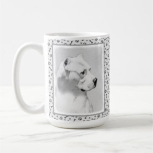 Mug Tableau Dogo Argentino - Art Chien original
