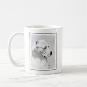 Mug Tableau Dogo Argentino - Art Chien original
