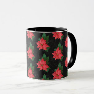 Mug Tableau noir Botanique Floral Joyeux Noël