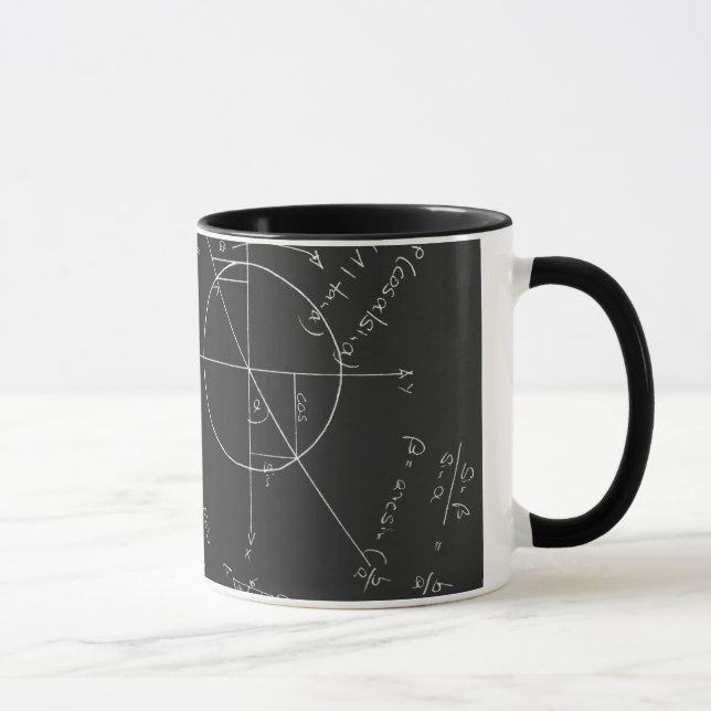Mug Tableau noir de maths (Droite)
