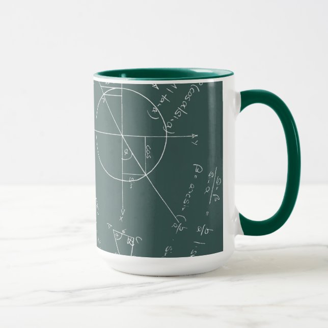 Mug Tableau noir de maths (Droite)