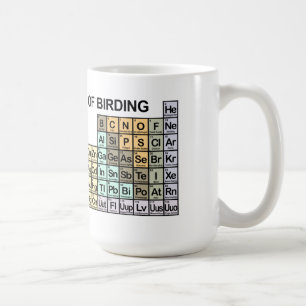 Mug Tableau périodique de Birding