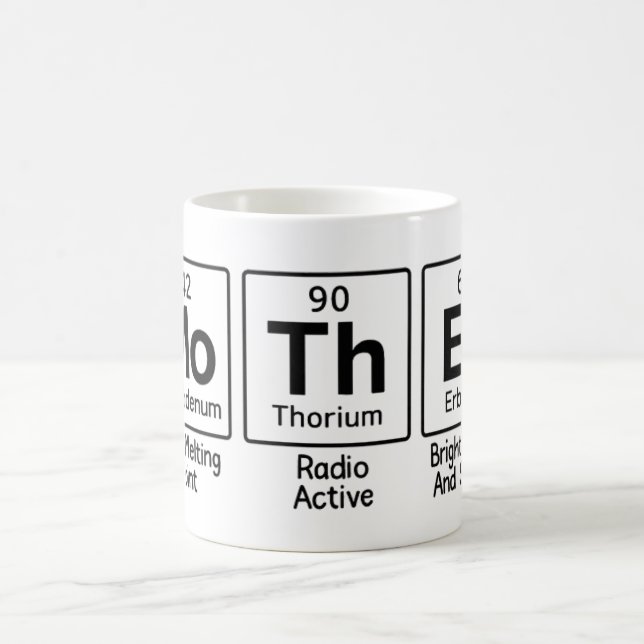 Mug Tableau périodique de la mère Science | Chimie mig (Centre)
