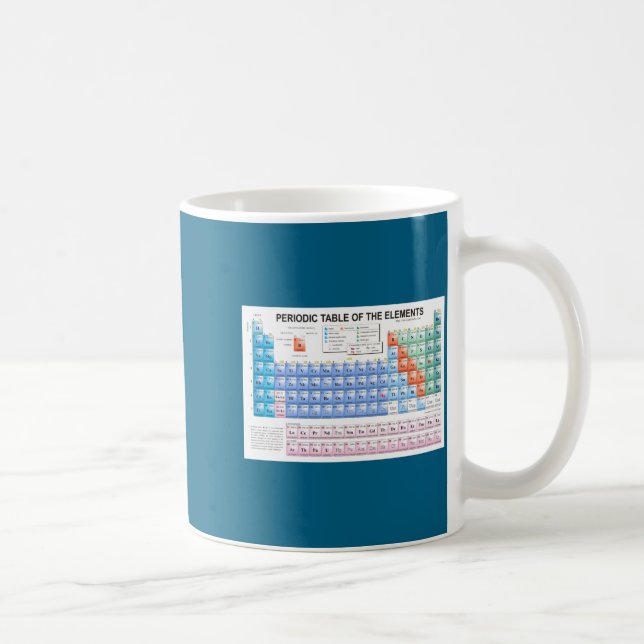 Mug Tableau Périodique Des Éléments Entièrement Mis À  (Droite)