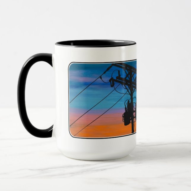 Mug Tableau 'Sunset Hum' (Gauche)