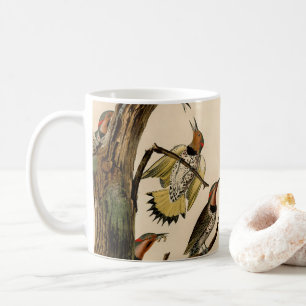Mug Tableau vintage Audubon Jaune Flicker