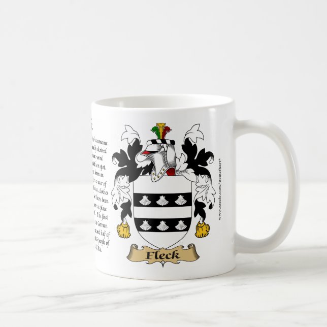 Mug Tache, l'origine, la signification et la crête (Droite)