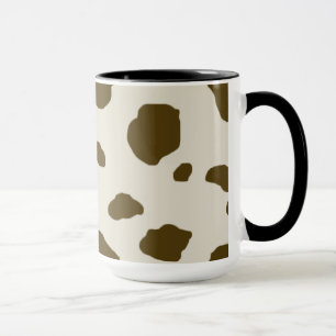 Mug Taches Brown de vache à peau d'animal