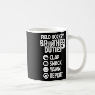 Mug Tâches de frère de hockey sur gazon Joueur de hock