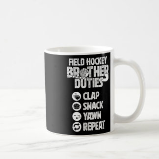 Mug Tâches de frère de hockey sur gazon Joueur de hock