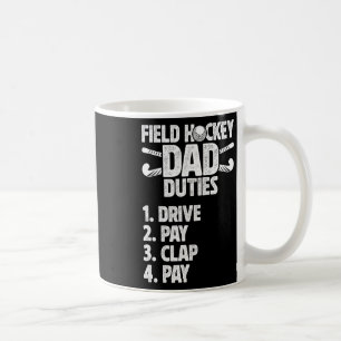 Mug Tâches de papa de hockey sur gazon Papa d'un joueu