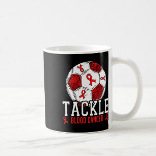 Mug Tackle de pied Cancer du sang Sensibilisation Homm
