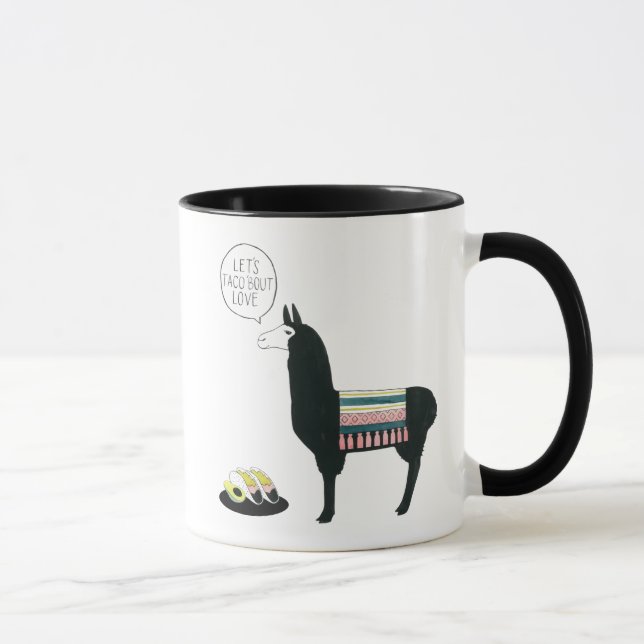 Mug Taco à propos d'amour (Droite)