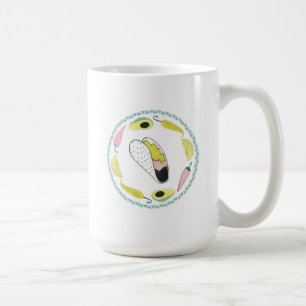 Mug Taco à propos d'amour   Taco Element Circle