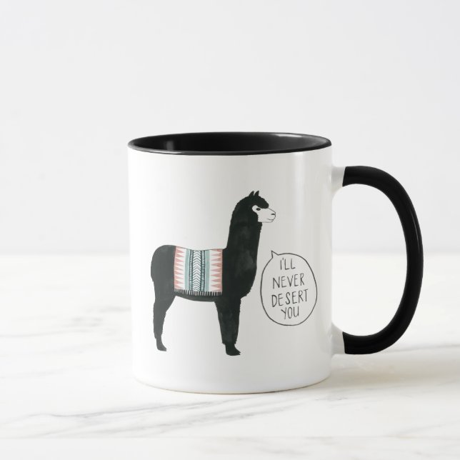 Mug Taco à propos de ça | Je ne vous déserterai jamais (Droite)