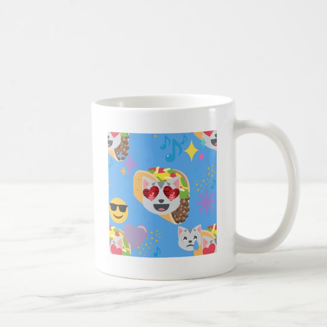 Mug taco cat emoji (Droite)