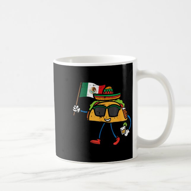 Mug Taco Drapeau Mexique Cinco De Mayo Mexicain (Droite)