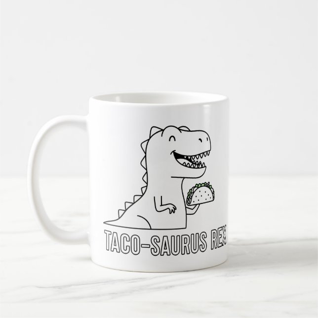 Mug Taco-Saurus Rex (Gauche)