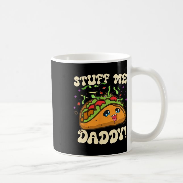 Mug Taco Stuff Me Papa Daddy Drôle Cinco De Mayo Tacos (Droite)
