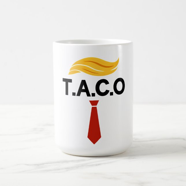 Mug Taco Trump chasse toujours les poulets (Centre)