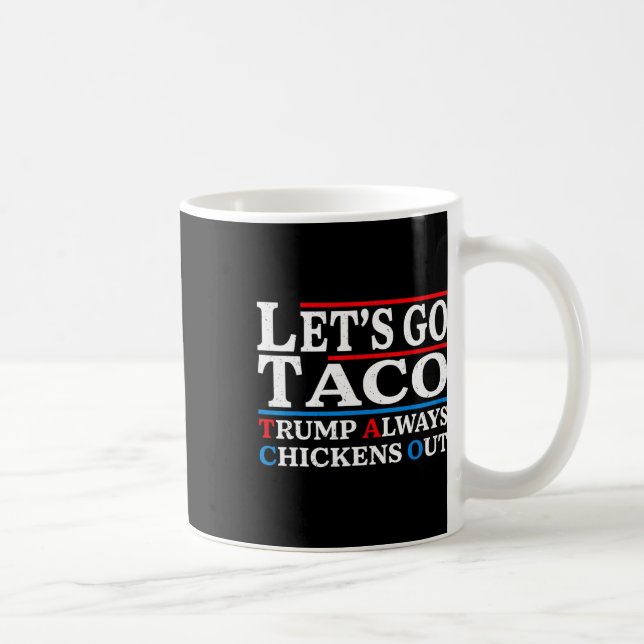 Mug Taco Vintage drôle (Droite)