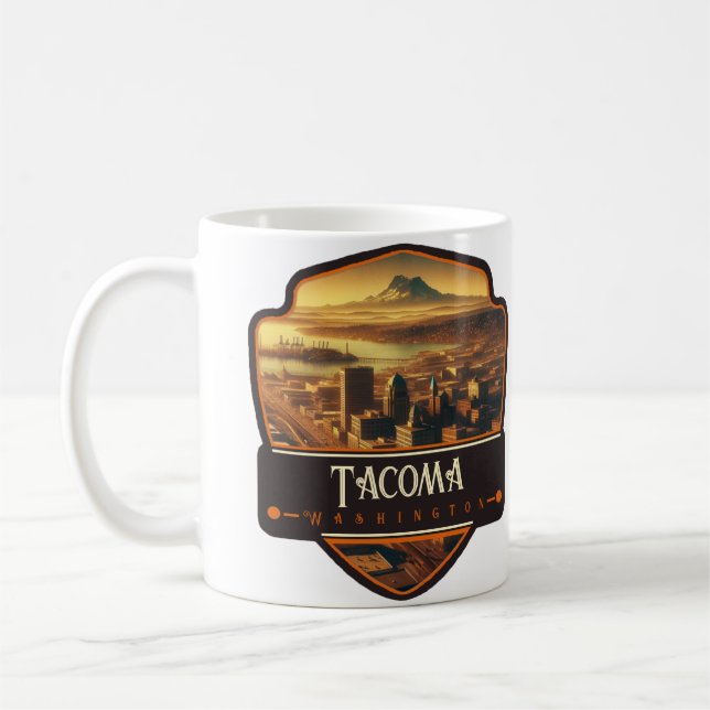 Mug Tacoma, Washington| Vintage (Gauche)
