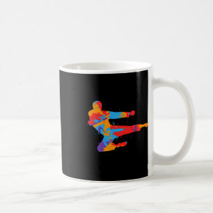 Mug Taekwondo Colorée Arts Martiaux Hommes Enfants Gar