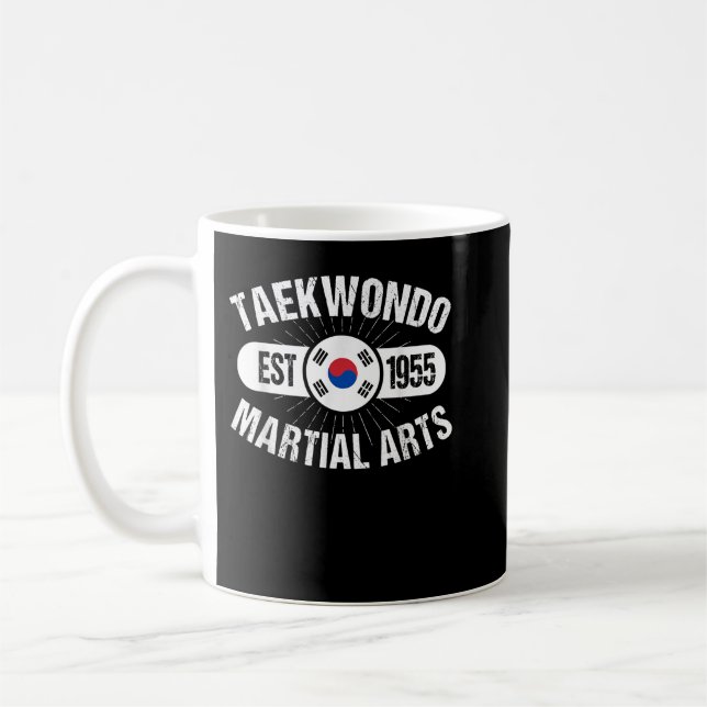 Mug Taekwondo Fondée 1955 Arts Martiaux Tae Kwon D (Gauche)