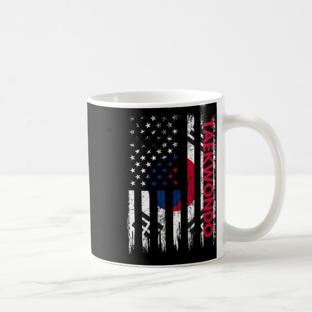 Mug Taekwondo Karate Arts martiaux entraînement Drapea (Droite)