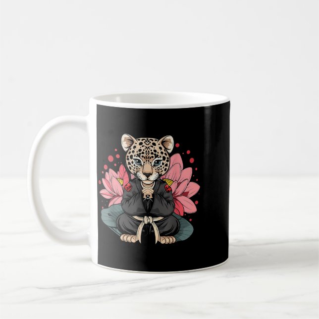 Mug Taekwondo Leopard Kickboxing Animall Jiu-Jitsu (Gauche)