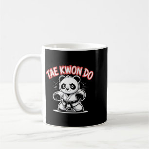 Mug Taekwondo Panda - Drôle de Panda Mma Tkd