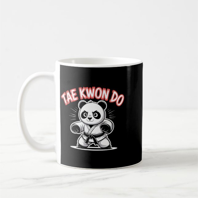 Mug Taekwondo Panda - Drôle de Panda Mma Tkd (Gauche)