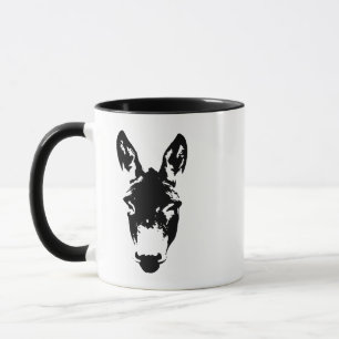 Mug Tag de rue Dessin d'âne ou d'une mule