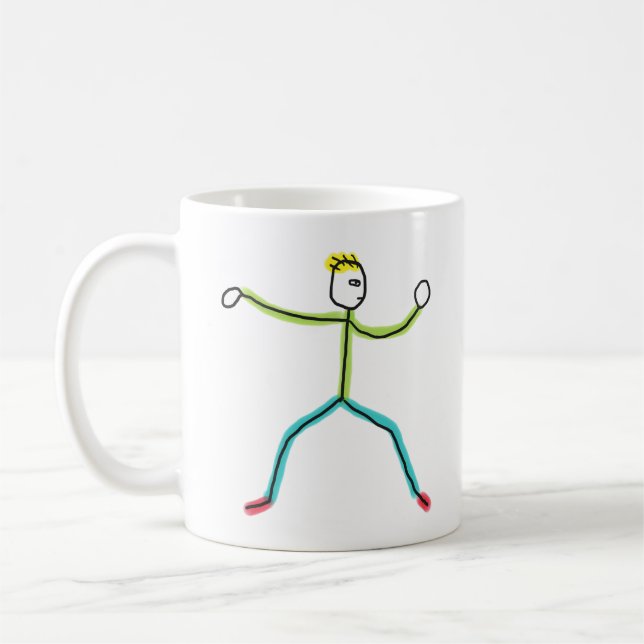 Mug Tai Chi Stickman (Gauche)