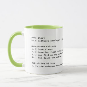 Mug Taille des critères d'acceptation de l'histoire ut