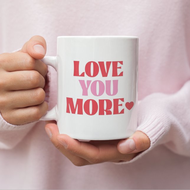 Mug T'aime plus Rétro Saint-Valentin= (Créateur téléchargé)