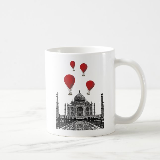 Mug Taj Mahal et Red Hot Air Balloons (Droite)