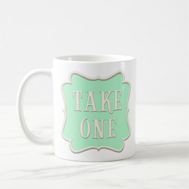 Mug "Take One" Fairytale Tea Party Pastel Green (Gauche)