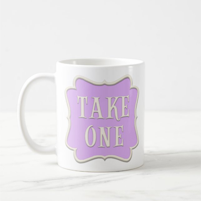 Mug "Take One" Fairytale Tea Party Pastel Purple (Gauche)