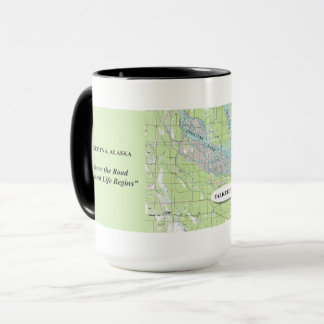 Mug Talkeetna Alaska extrémité de la route