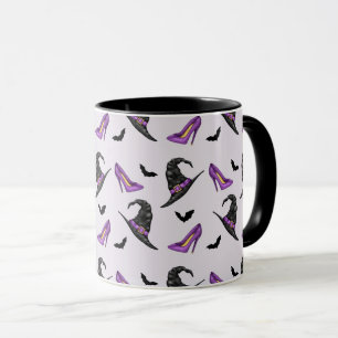Mug Talons de lilas chapeau de sorcière avec motif Hal