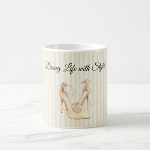 Mug Talons Jaunes Chic à Rayures
