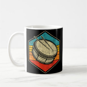 Mug Tambour Vintage rétro - Bande de marquage