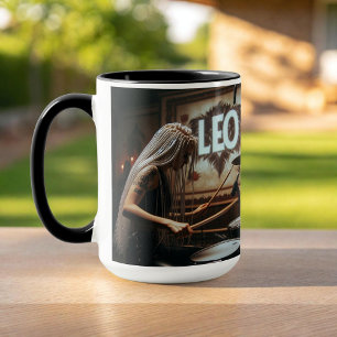 Mug Tambours de musiciens Leo Zodiac