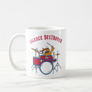 Mug Tambours détroyer silencieux Kitty